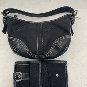 Coach purse and wallet